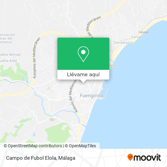 Mapa Campo de Fubol Elola