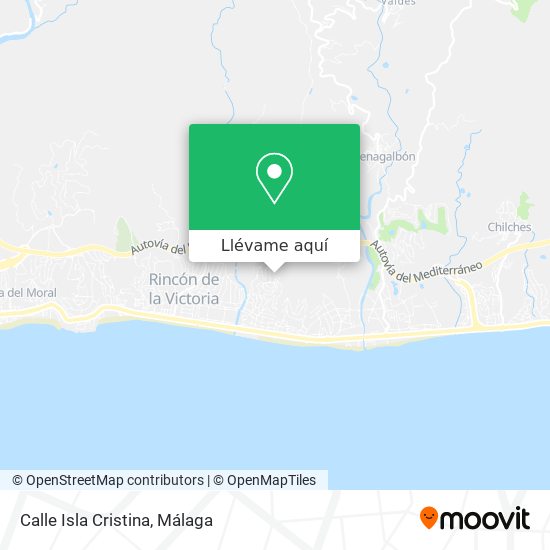 Mapa Calle Isla Cristina