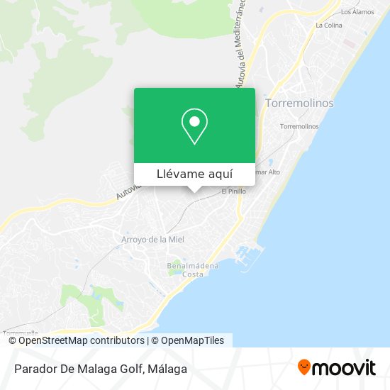 Mapa Parador De Malaga Golf