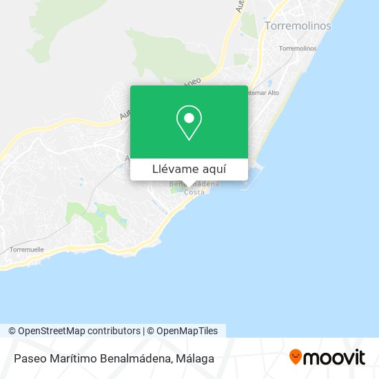 Mapa Paseo Marítimo Benalmádena