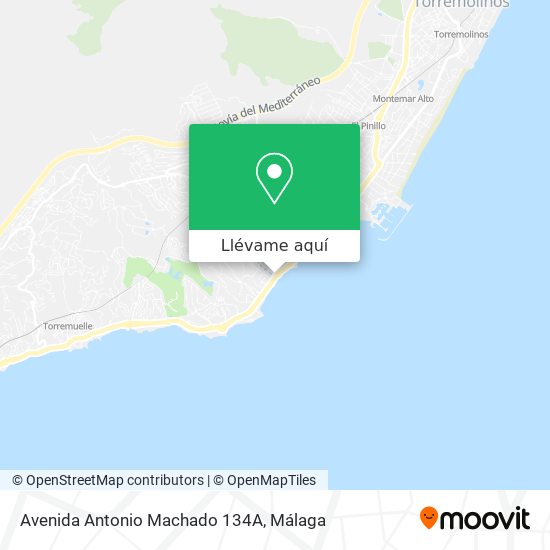 Mapa Avenida Antonio Machado 134A