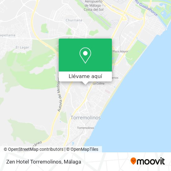 Mapa Zen Hotel Torremolinos