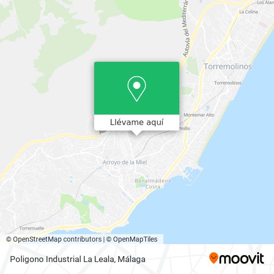 Mapa Poligono Industrial La Leala