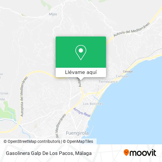 Mapa Gasolinera Galp De Los Pacos