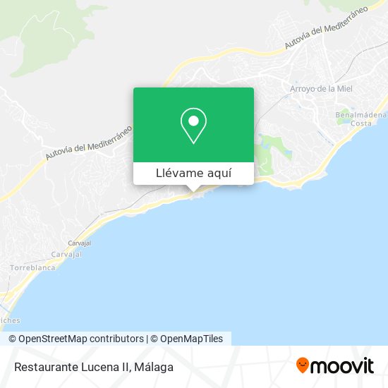 Mapa Restaurante Lucena II