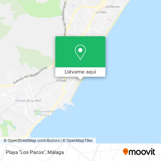 Mapa Playa "Los Pacos"