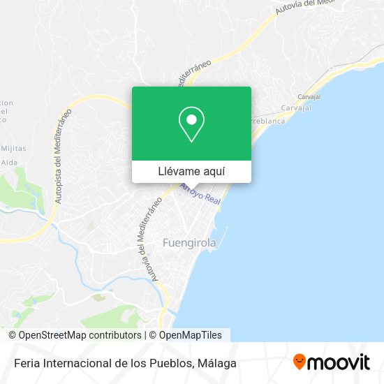 Mapa Feria Internacional de los Pueblos