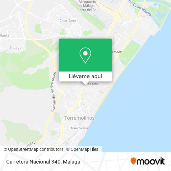Mapa Carretera Nacional 340