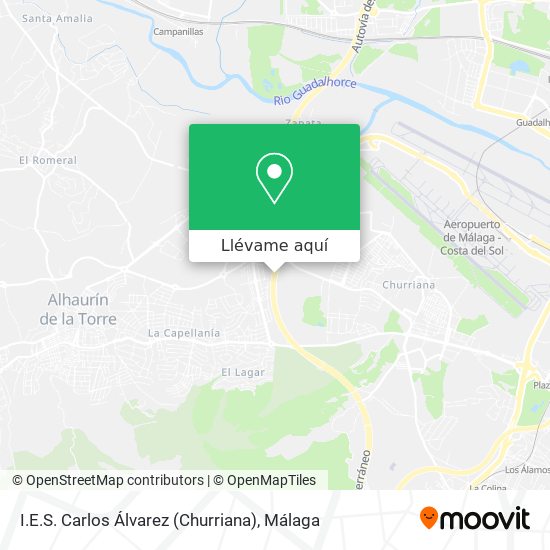 Mapa I.E.S. Carlos Álvarez (Churriana)