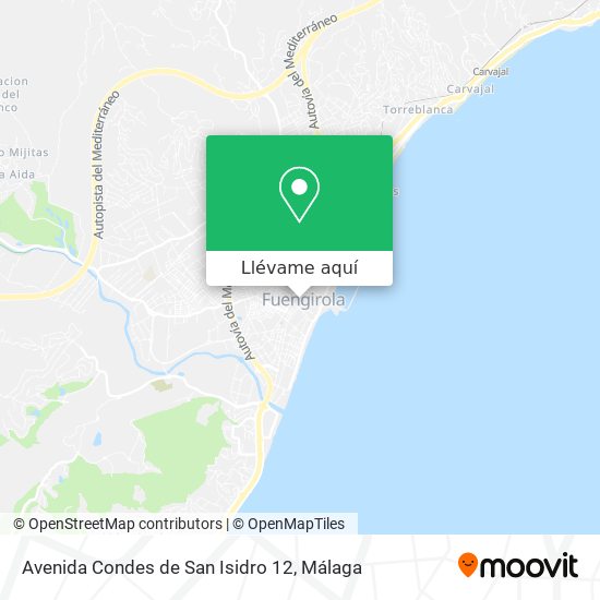 Mapa Avenida Condes de San Isidro 12