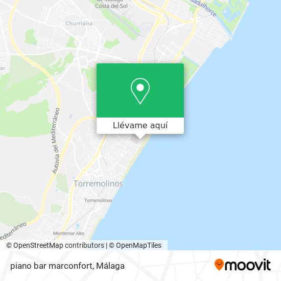 Mapa piano bar marconfort