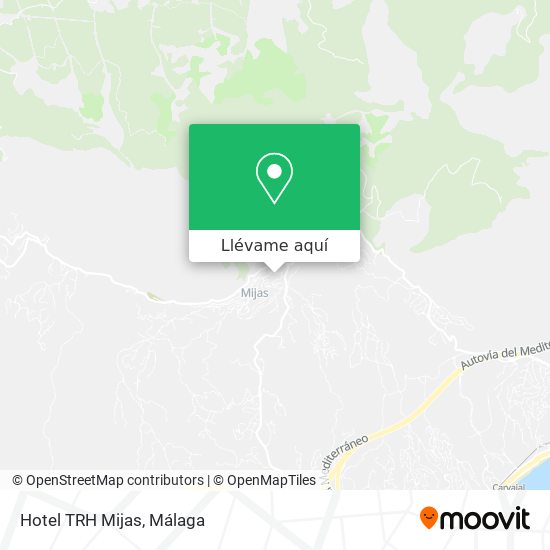 Mapa Hotel TRH Mijas