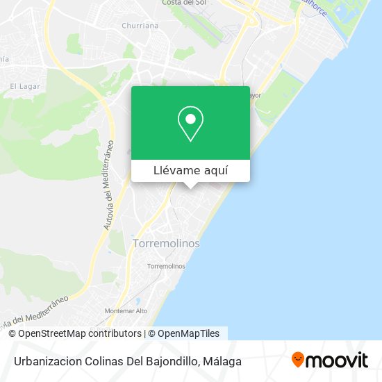 Mapa Urbanizacion Colinas Del Bajondillo