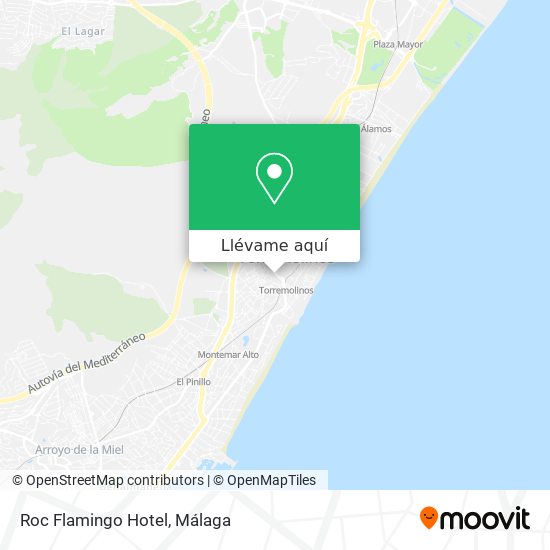 Mapa Roc Flamingo Hotel