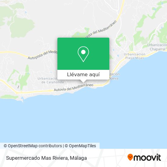 Mapa Supermercado Mas Riviera