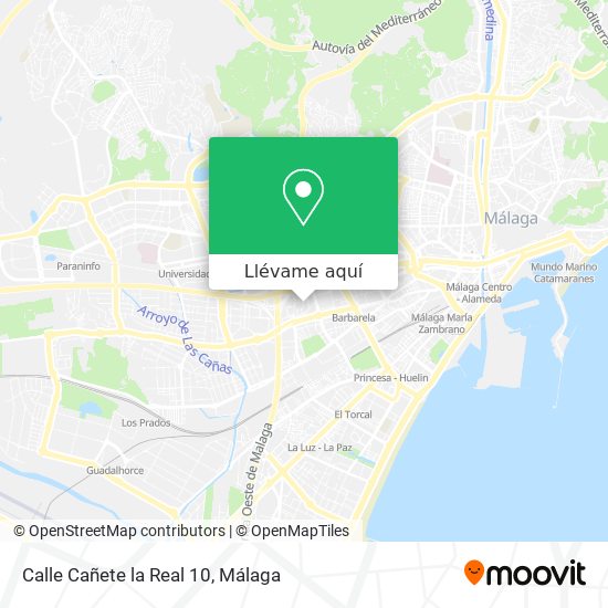 Mapa Calle Cañete la Real 10