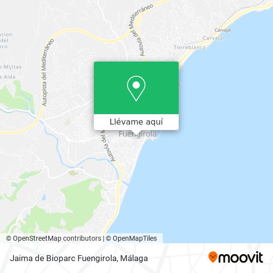 Mapa Jaima de Bioparc Fuengirola