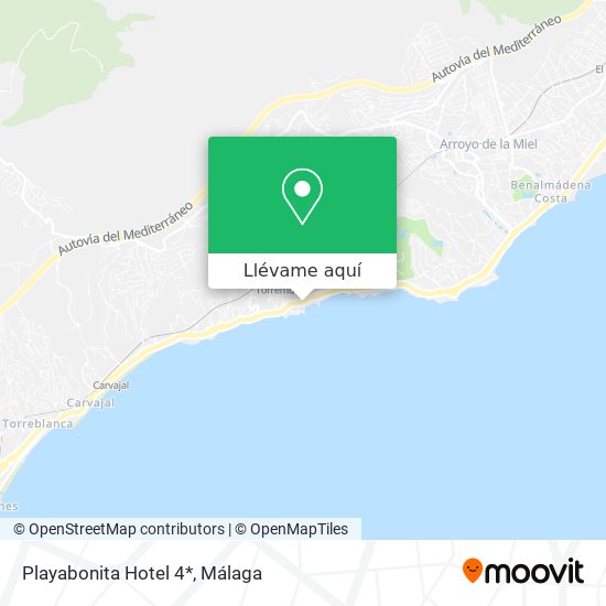 Mapa Playabonita Hotel 4*