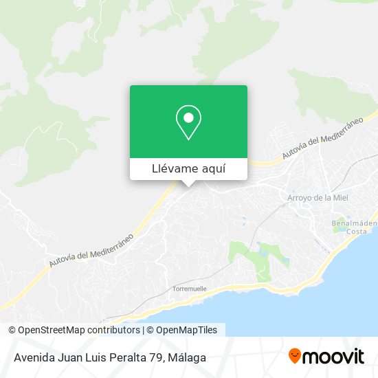Mapa Avenida Juan Luis Peralta 79