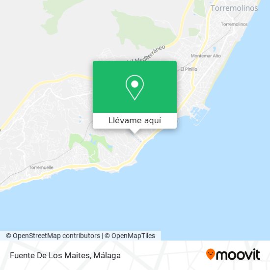 Mapa Fuente De Los Maites