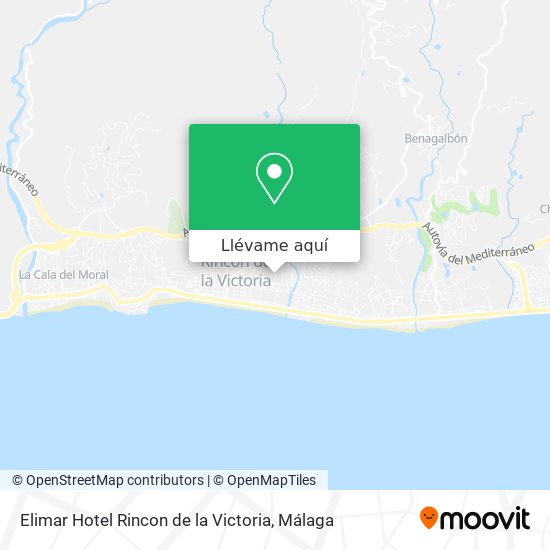 Mapa Elimar Hotel Rincon de la Victoria