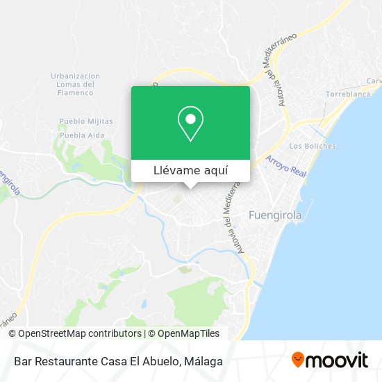 Mapa Bar Restaurante Casa El Abuelo
