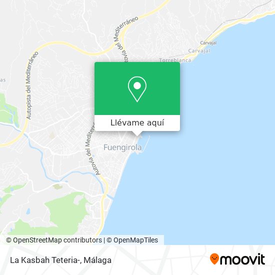 Mapa La Kasbah Teteria-