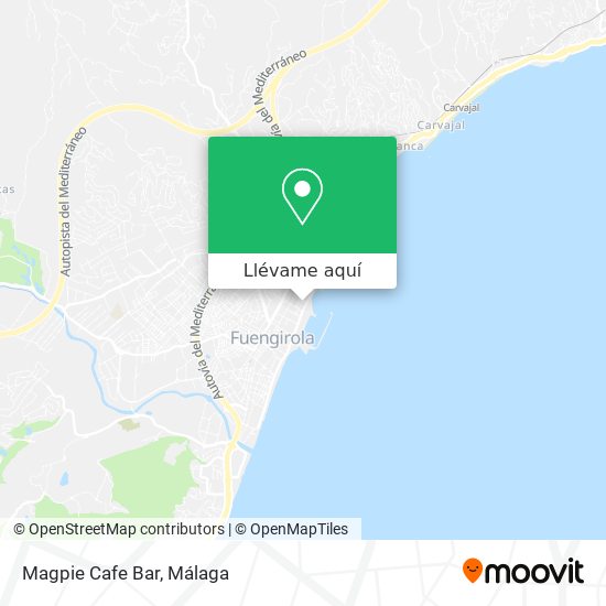 Mapa Magpie Cafe Bar
