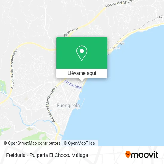 Mapa Freiduria - Pulperia El Choco