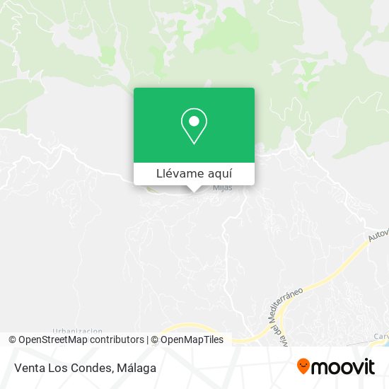 Mapa Venta Los Condes