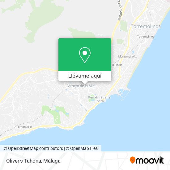 Mapa Oliver's Tahona