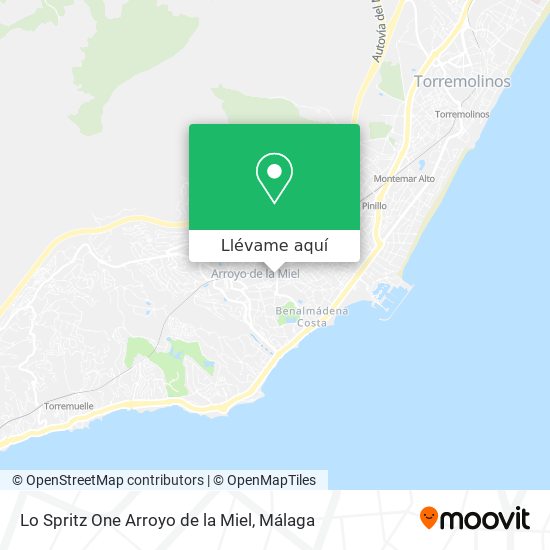 Mapa Lo Spritz One Arroyo de la Miel