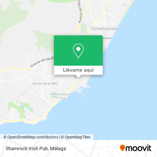 Mapa Shamrock Irish Pub