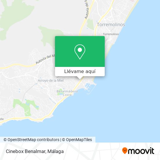 Mapa Cinebox Benalmar