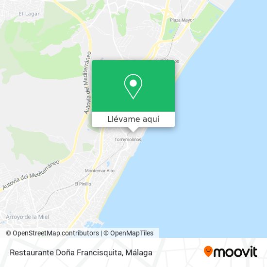 Mapa Restaurante Doña Francisquita