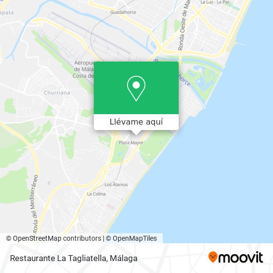 Mapa Restaurante La Tagliatella