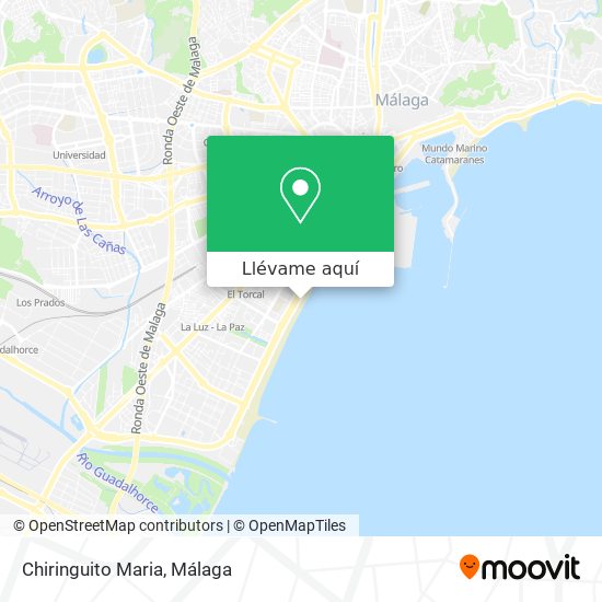 Mapa Chiringuito Maria