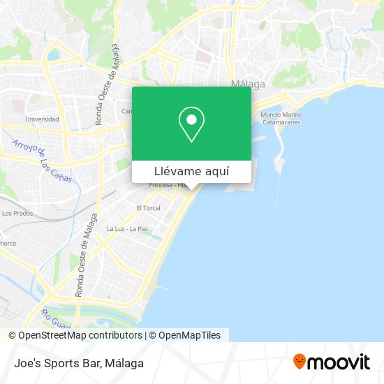 Mapa Joe's Sports Bar