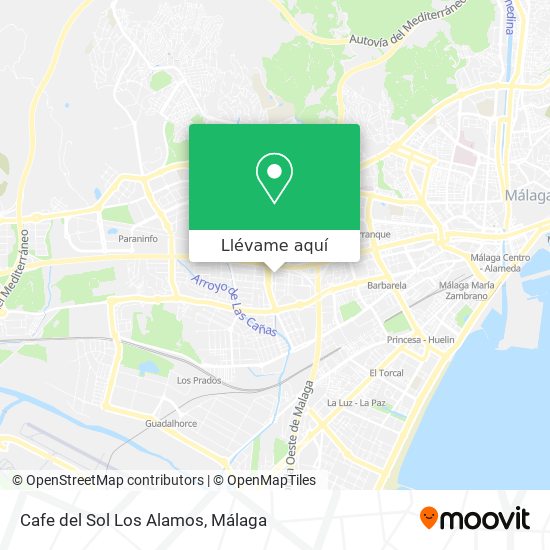 Mapa Cafe del Sol Los Alamos