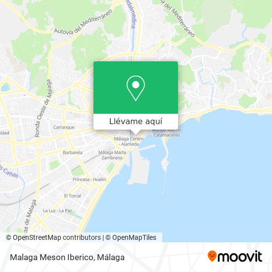 Mapa Malaga Meson Iberico