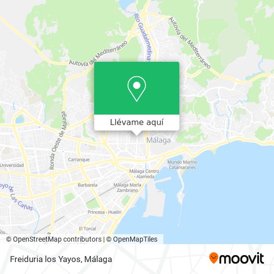Mapa Freiduria los Yayos