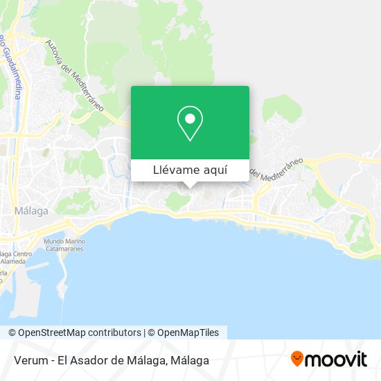 Mapa Verum - El Asador de Málaga