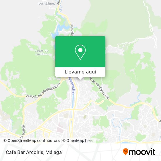 Mapa Cafe Bar Arcoiris
