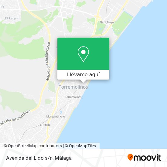 Mapa Avenida del Lido s/n