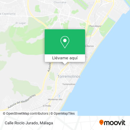 Mapa Calle Rocío Jurado