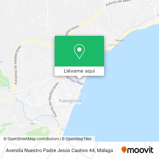 Mapa Avenida Nuestro Padre Jesús Cautivo 44