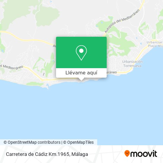 Mapa Carretera de Cádiz Km.1965