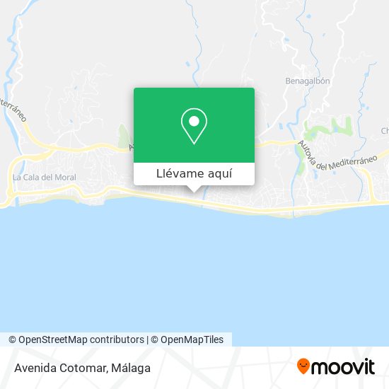 Mapa Avenida Cotomar