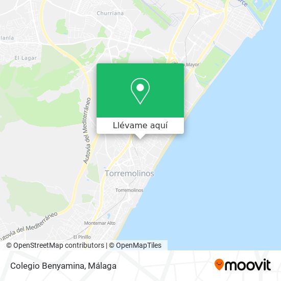 Mapa Colegio Benyamina