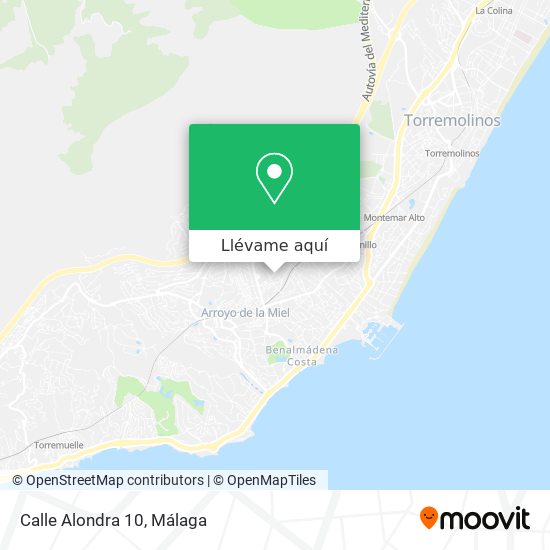 Mapa Calle Alondra 10